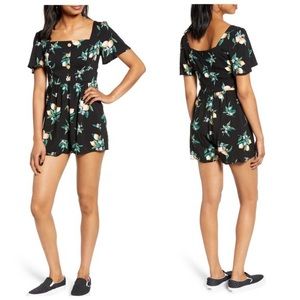 Adorable Lemon Flutter Sleeved Romper